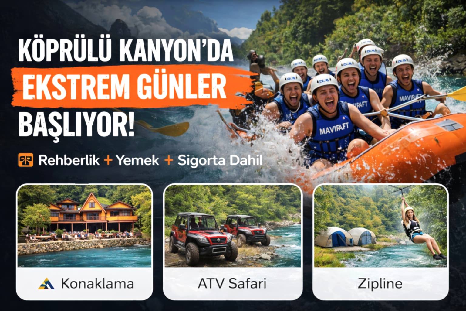 Antalya Rafting Turu